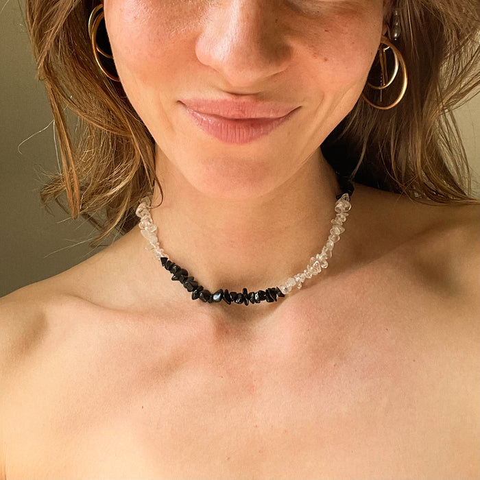upcycled necklace Gaia