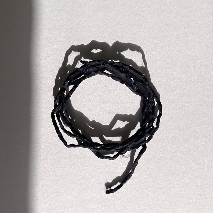hand-dyed silk straps