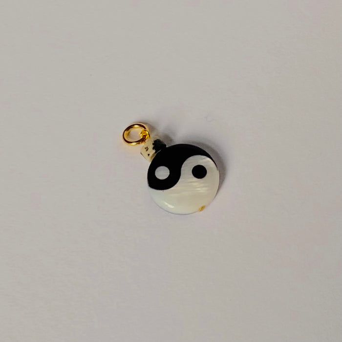 Yin and Yang Pendant - gold