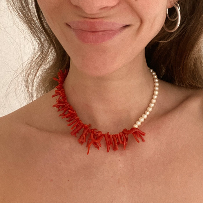upcycled necklace Koria
