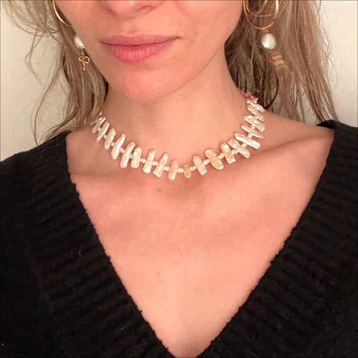 upcycled necklace Camilia