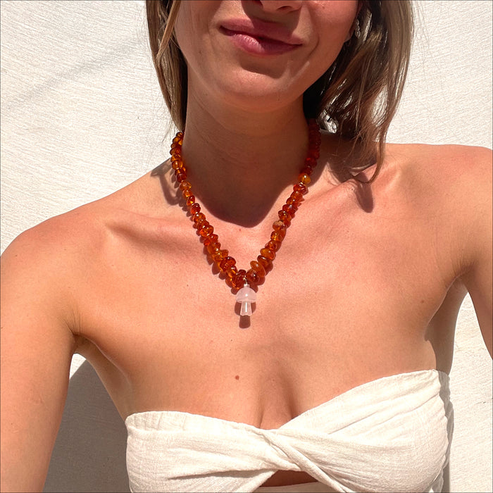 upcycled necklace Fia