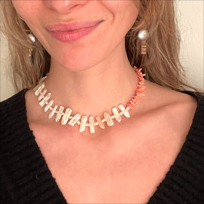 upcycled necklace Camilia