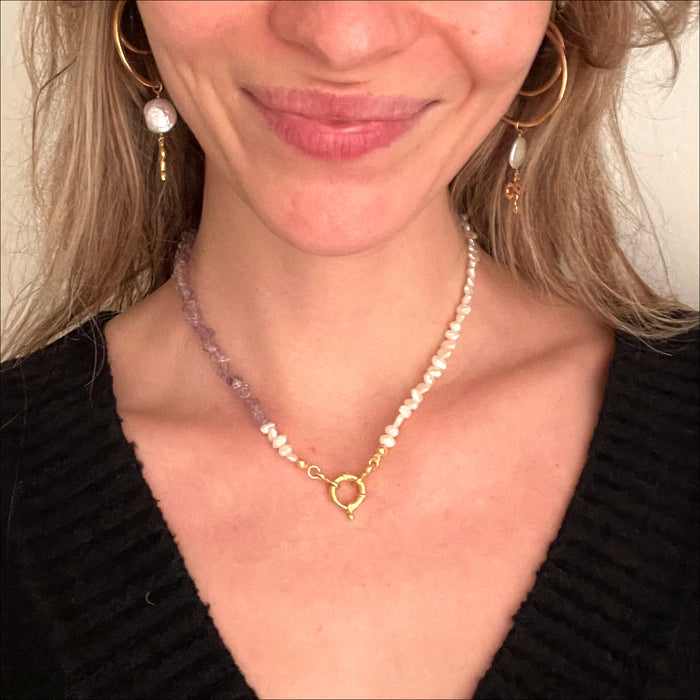 upcycled necklace Amela